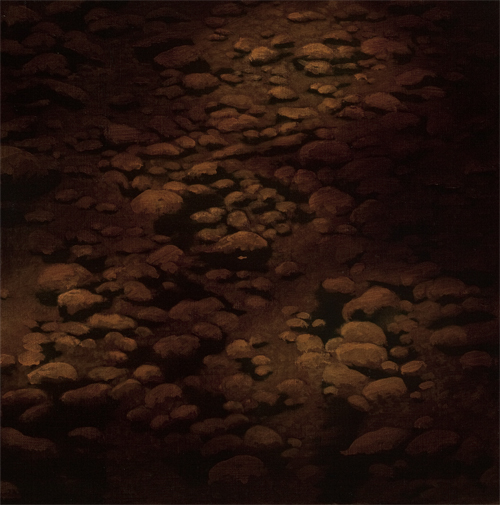 Picture of stones in the river, Glenarm